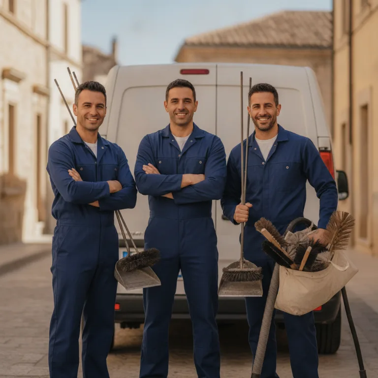 Deshollinador equipo en La Laguna